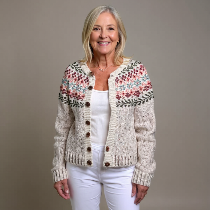 Madelyne |  Nordic Knit Cardigan