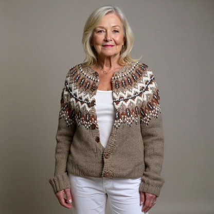 Adeline |  Nordic Knit Cardigan
