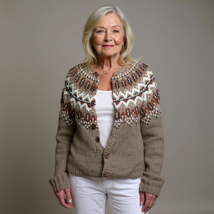 Adeline |  Nordic Knit Cardigan