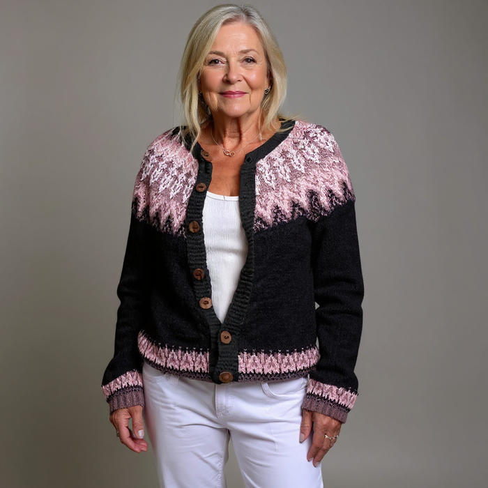 Lydia |  Nordic Knit Cardigan
