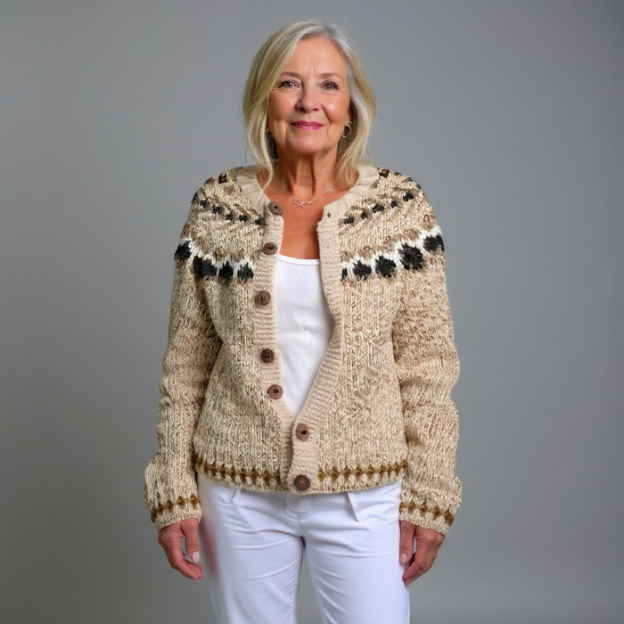Aubree |  Nordic Knit Cardigan