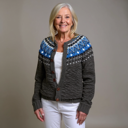 Jade |  Nordic Knit Cardigan