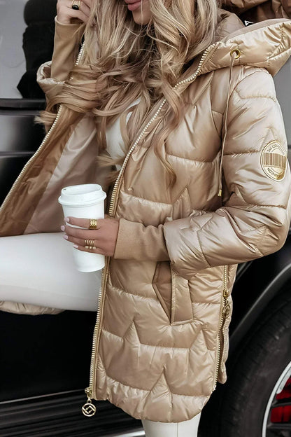 ALMA | QUILTED HOODED WINTER JACKET