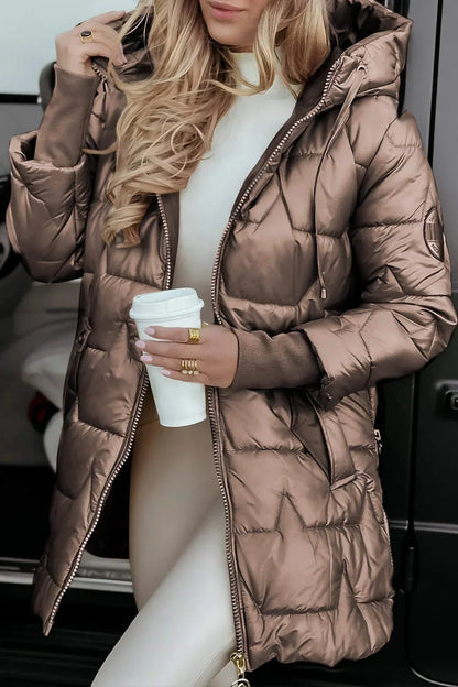 ALMA | QUILTED HOODED WINTER JACKET
