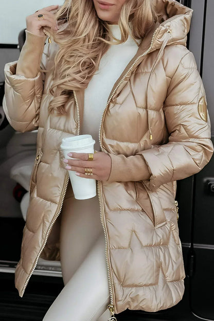 ALMA | QUILTED HOODED WINTER JACKET