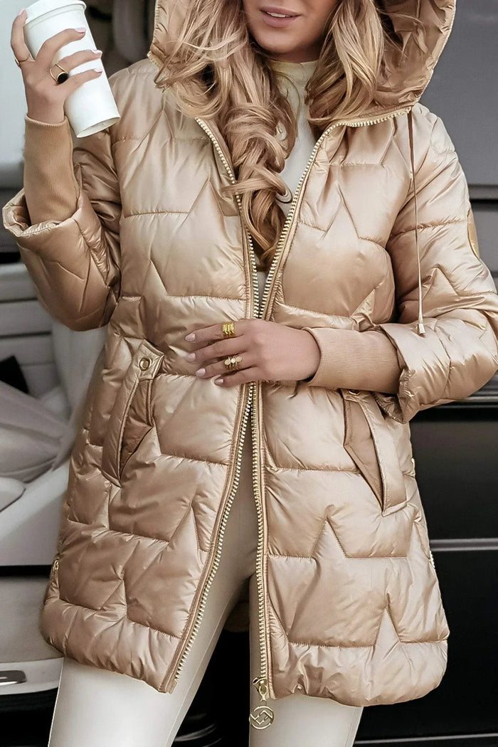 ALMA | QUILTED HOODED WINTER JACKET