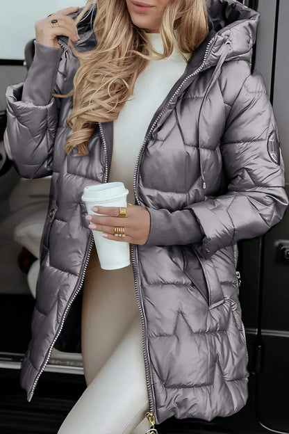 ALMA | QUILTED HOODED WINTER JACKET