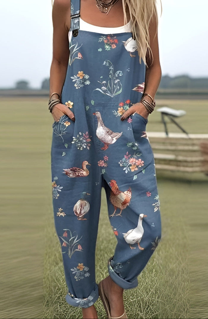 Country Garden Dungarees