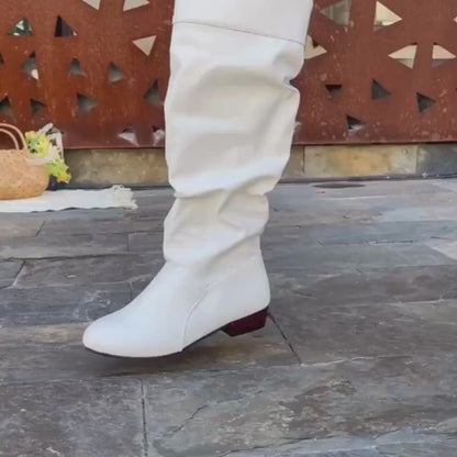 LIVIA | Elegant Slouchy Knee-High Boots