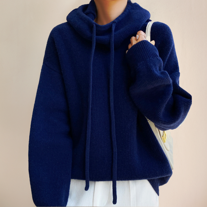 Rhea Luxe Knit Hoodie